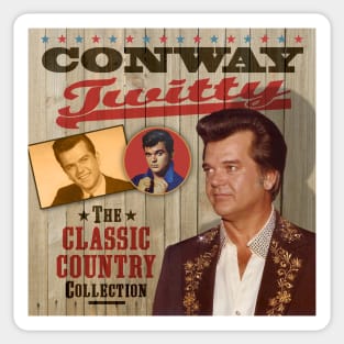 Conway Twitty - The Classic Country Collection Sticker